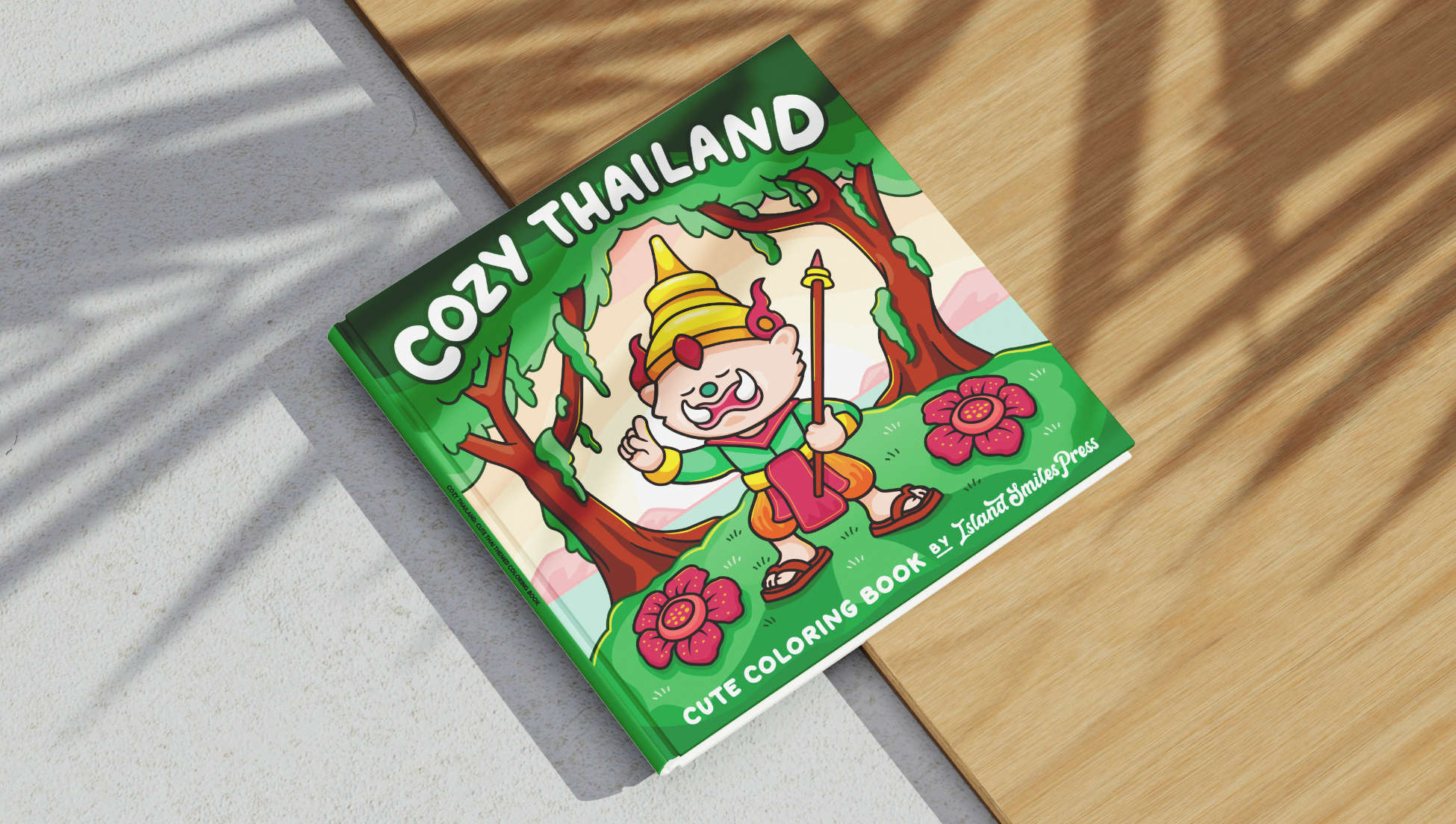 Cozy Thailand coloring book