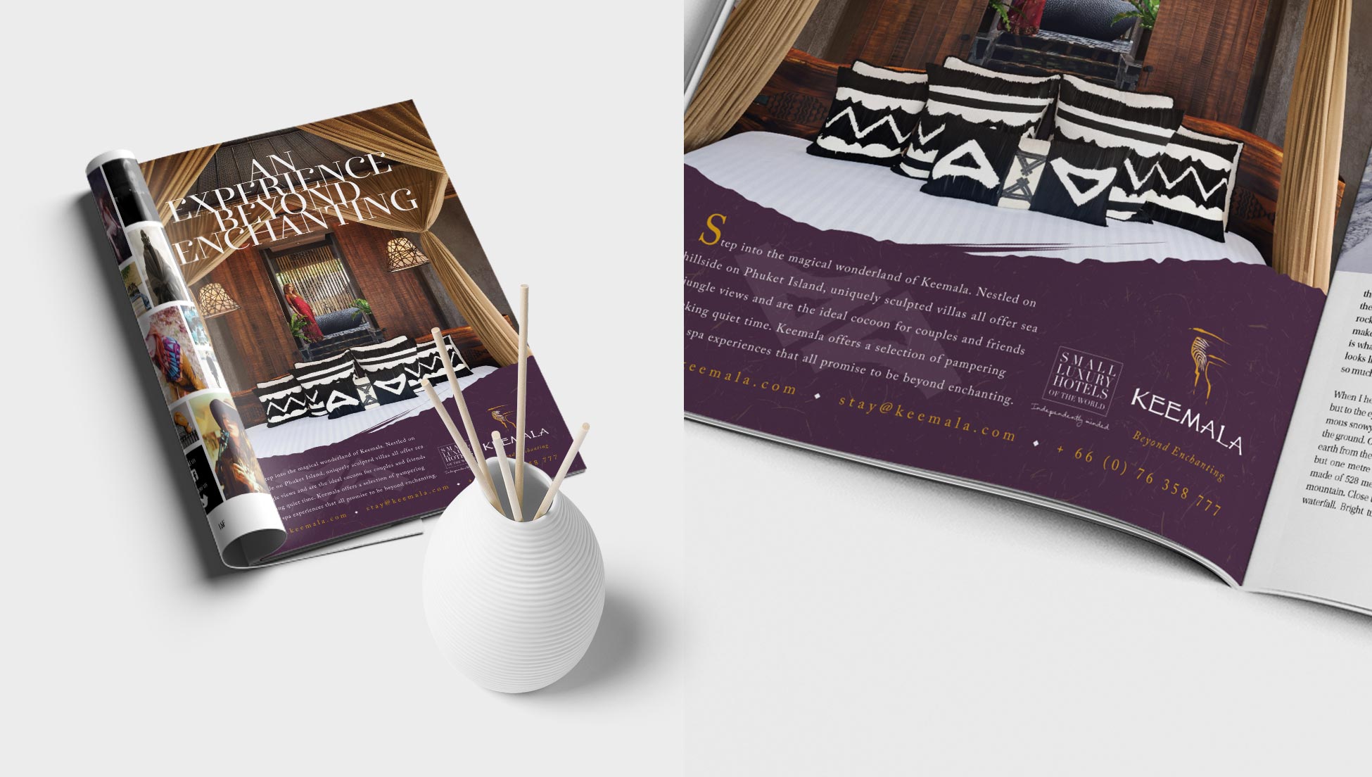 Keemala print advertising