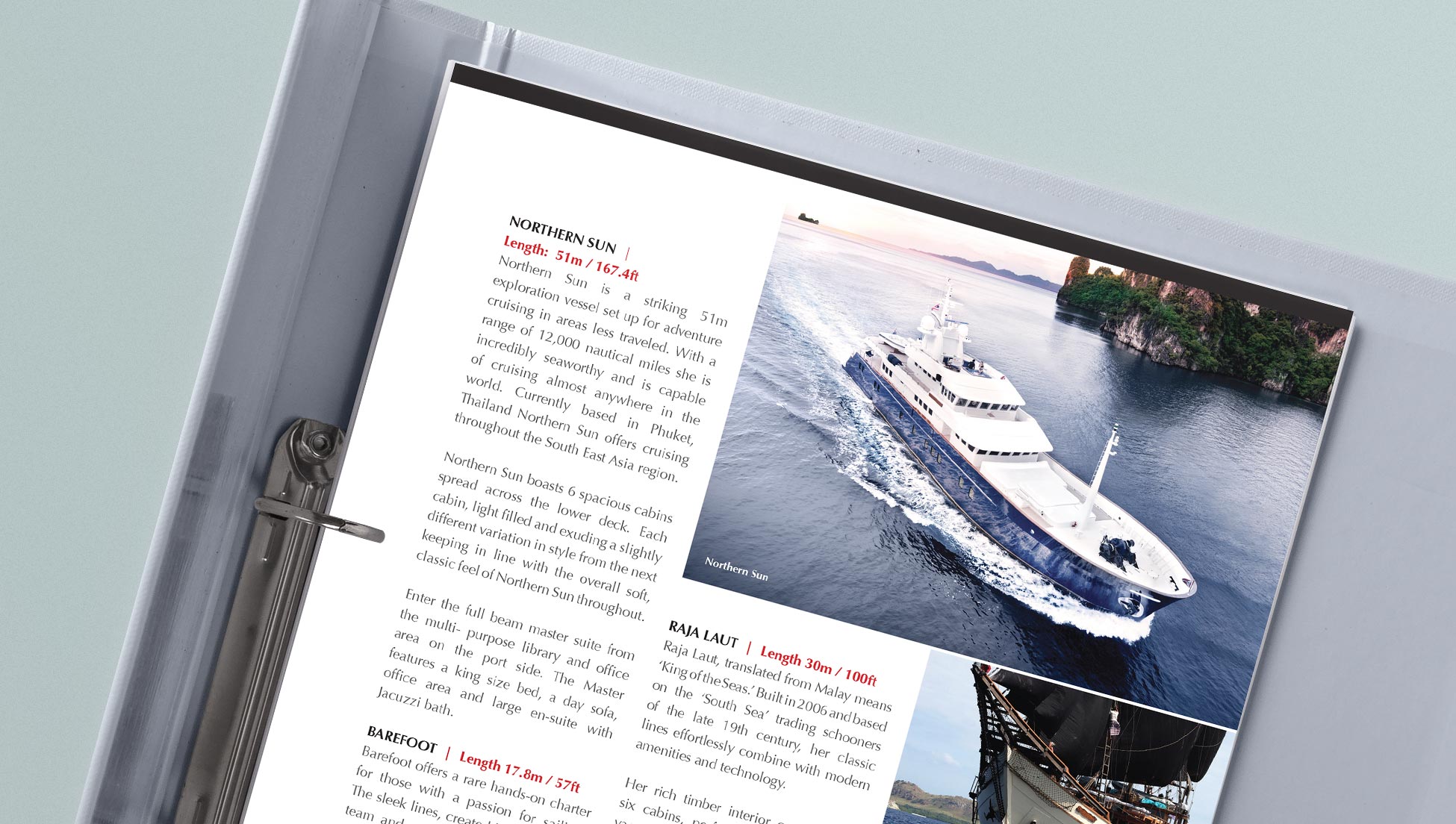 Yacht Solutions charter portfolio yacht page